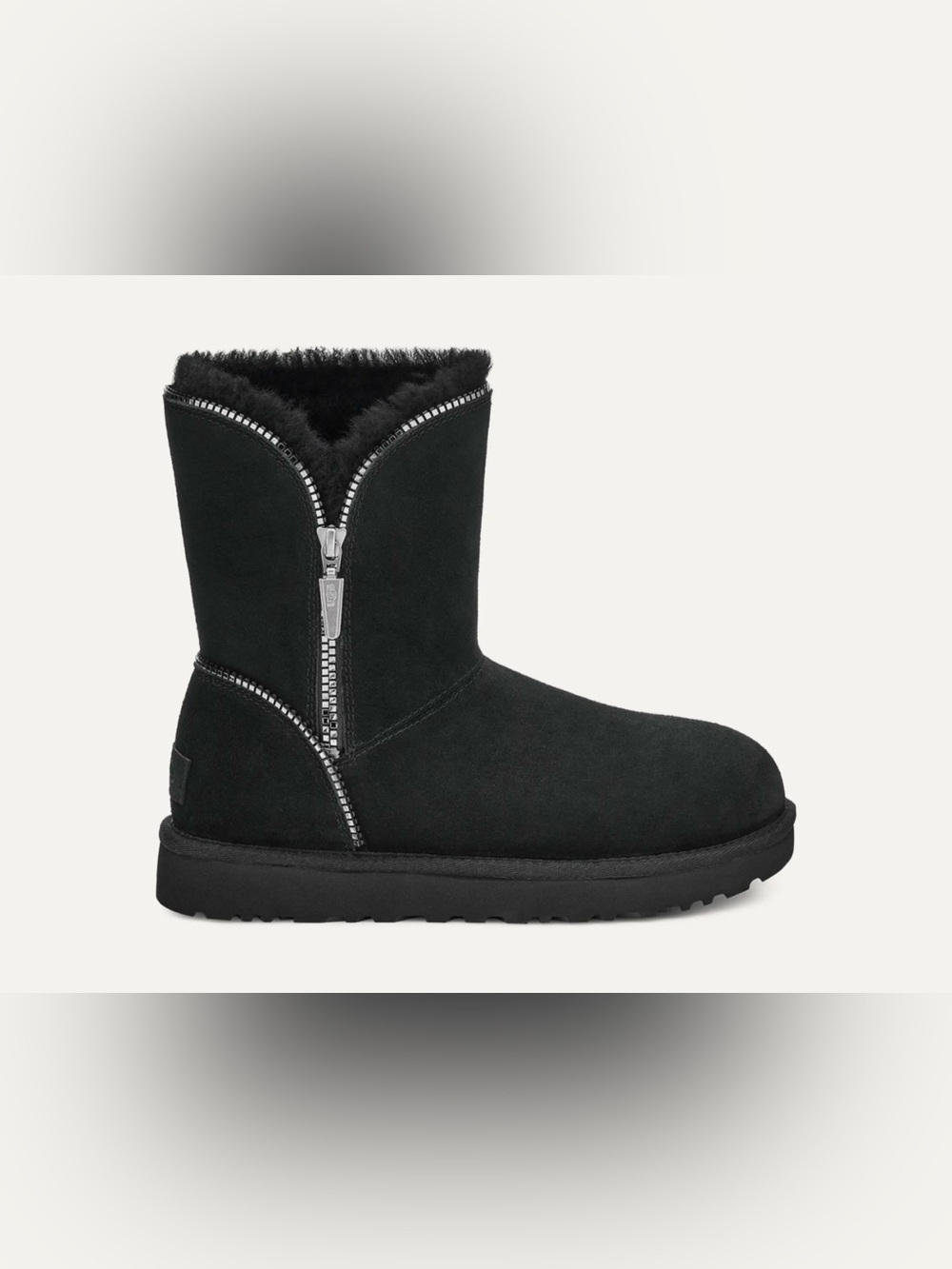 UGG Florence short zipper suede boots